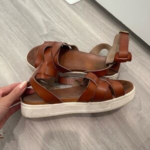 Brown sandals